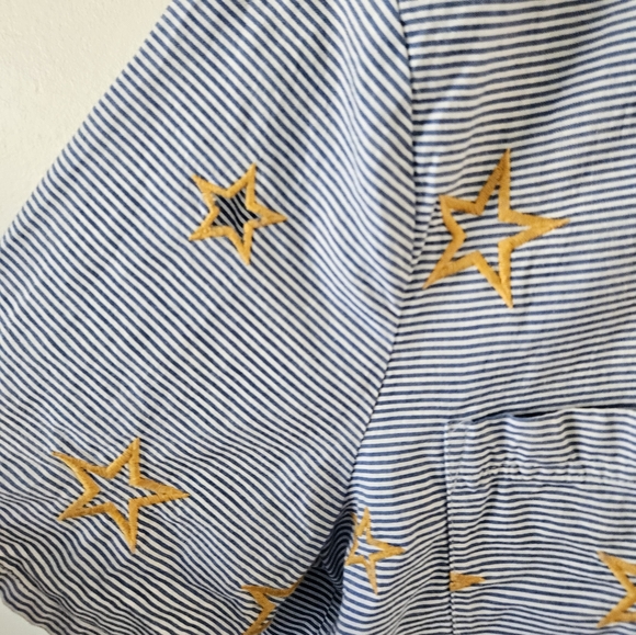 Madewell stars and stripes seersucker short sleeve button down - Picture 4 of 8
